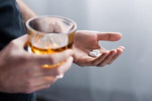 Alcohol and pills