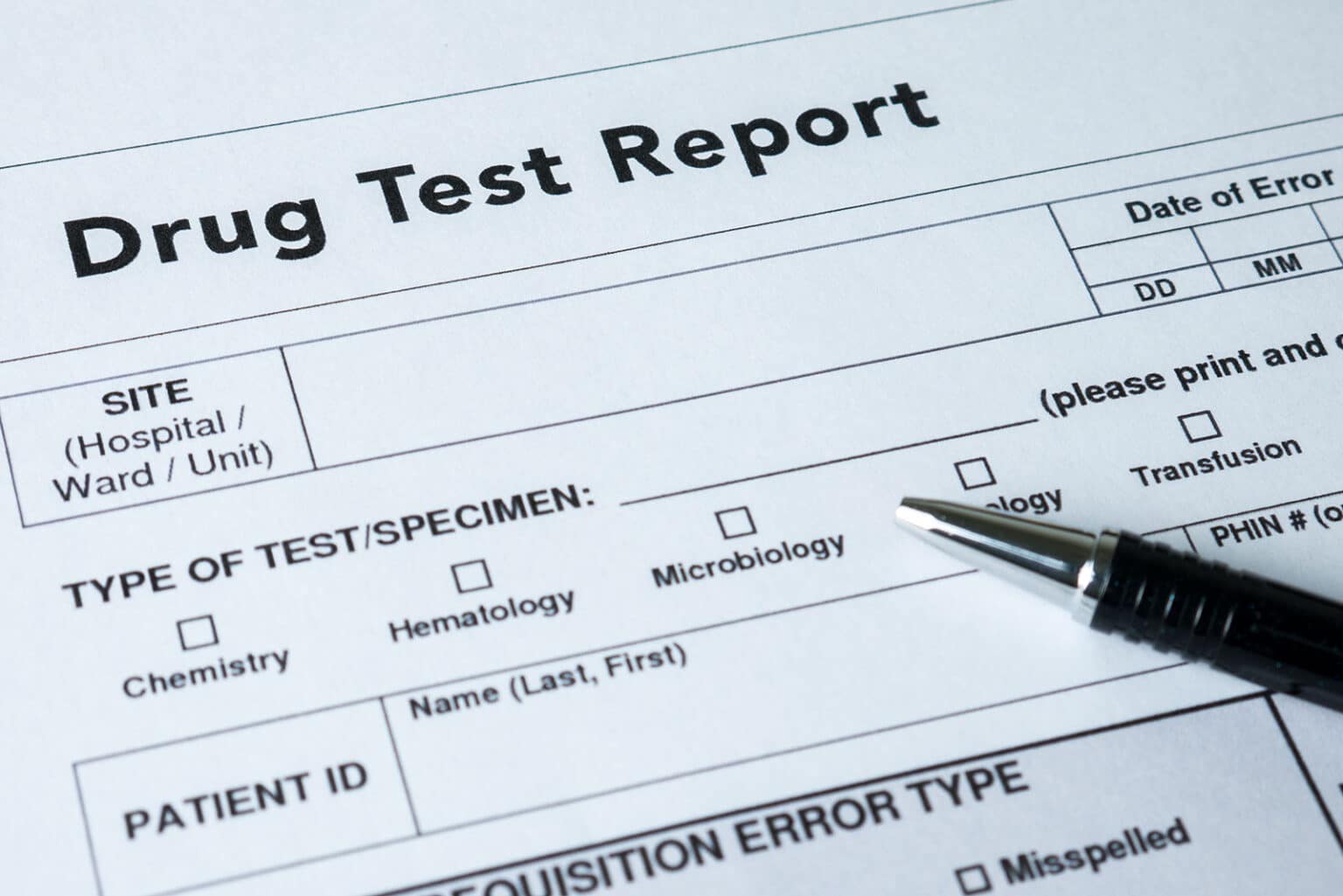 What happens if you fail a preemployment drug test? Long Island