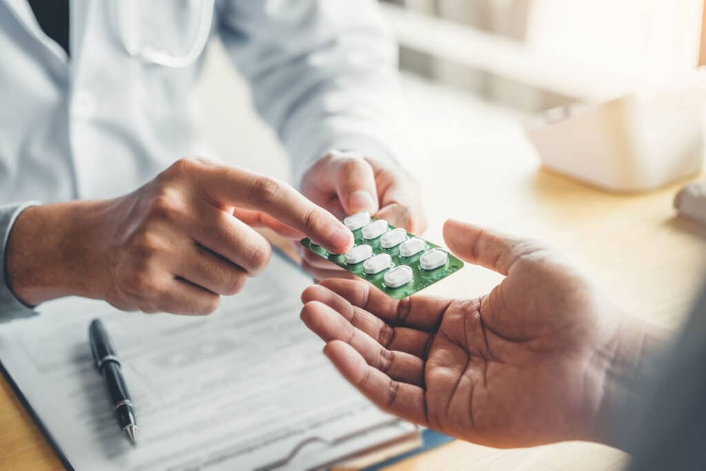 doctor and medication